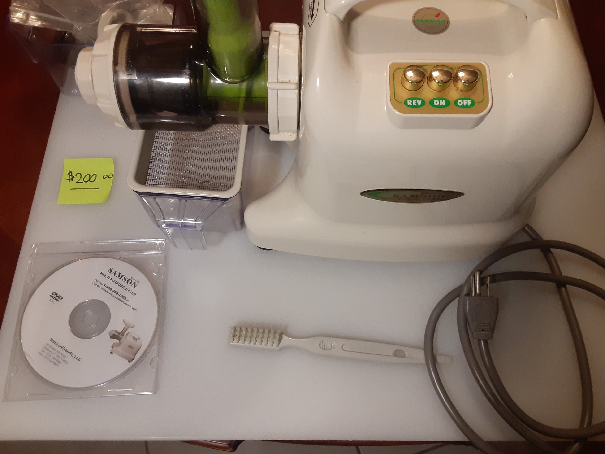 Samson wheatgrass juicer sales